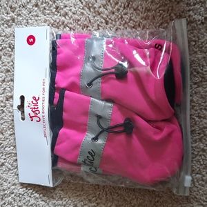 NWT Justice Reflective Booties For Pets